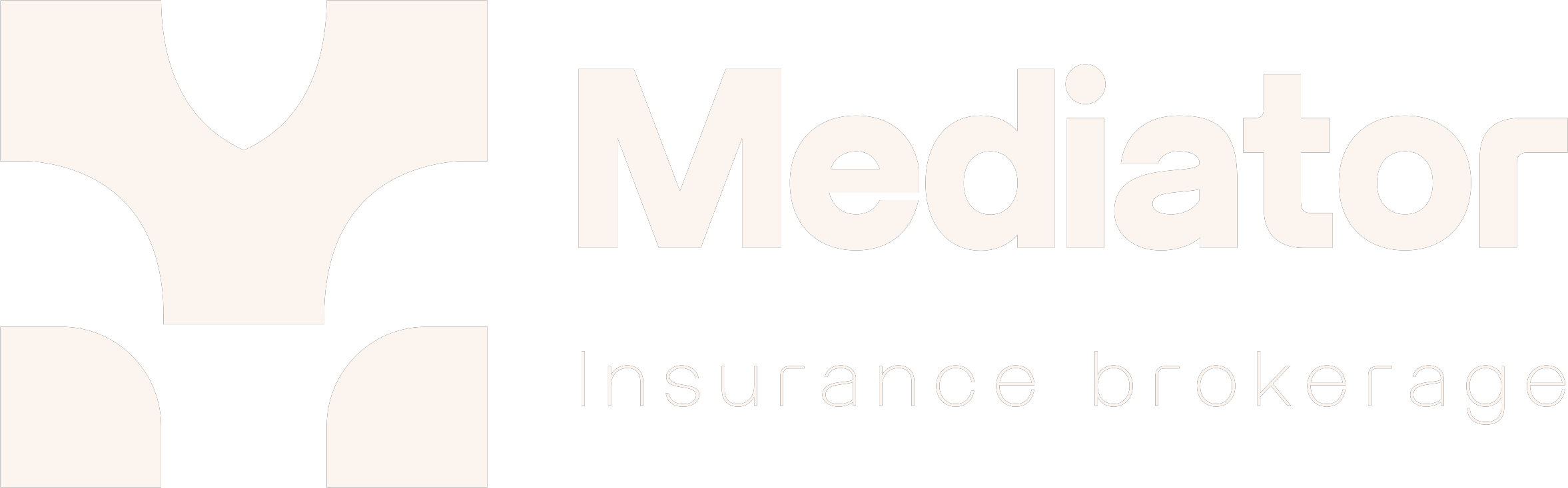 Mediator Insurance Brokerage light logo